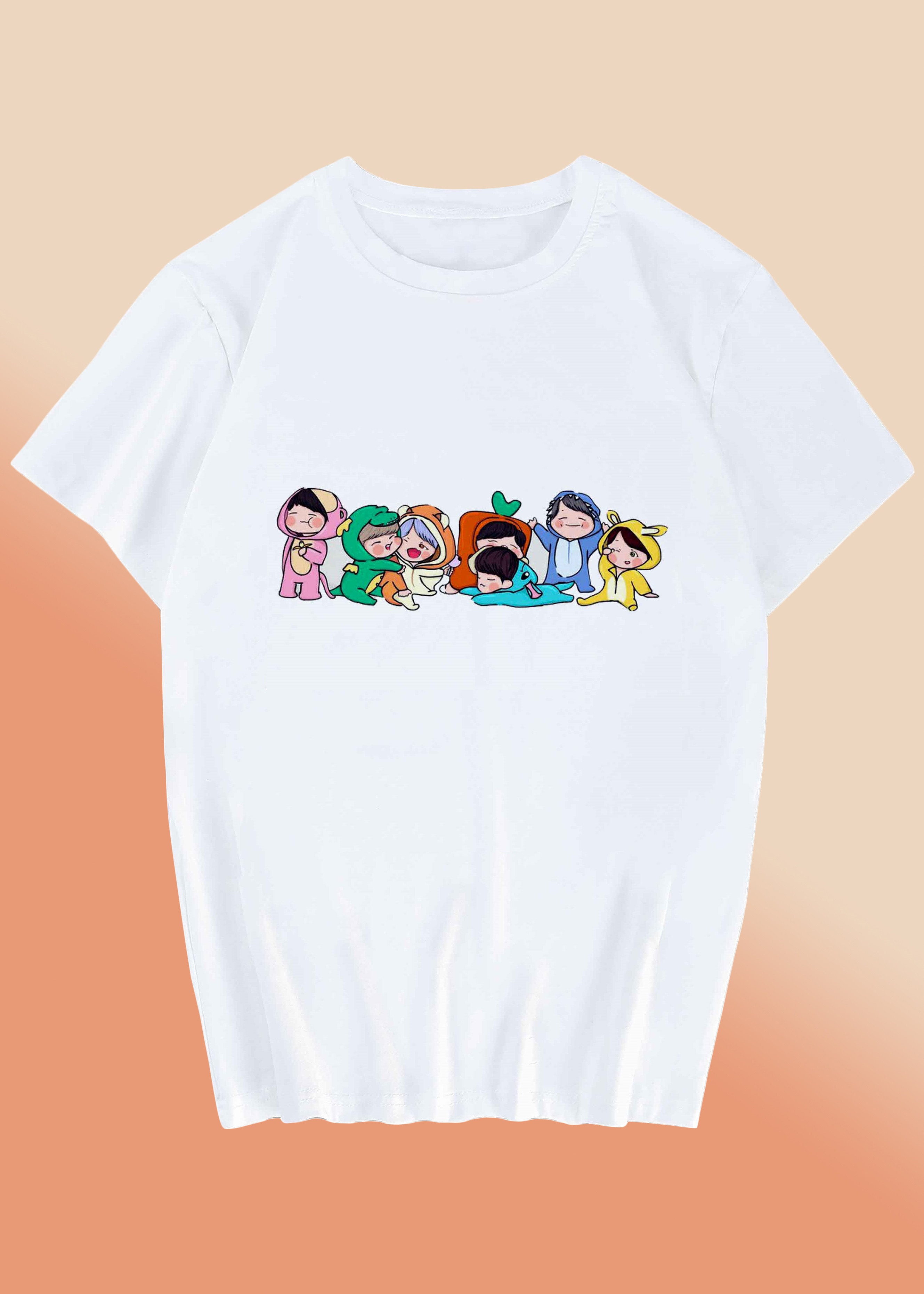 Áo BTS áo phông in hình chibi BTS