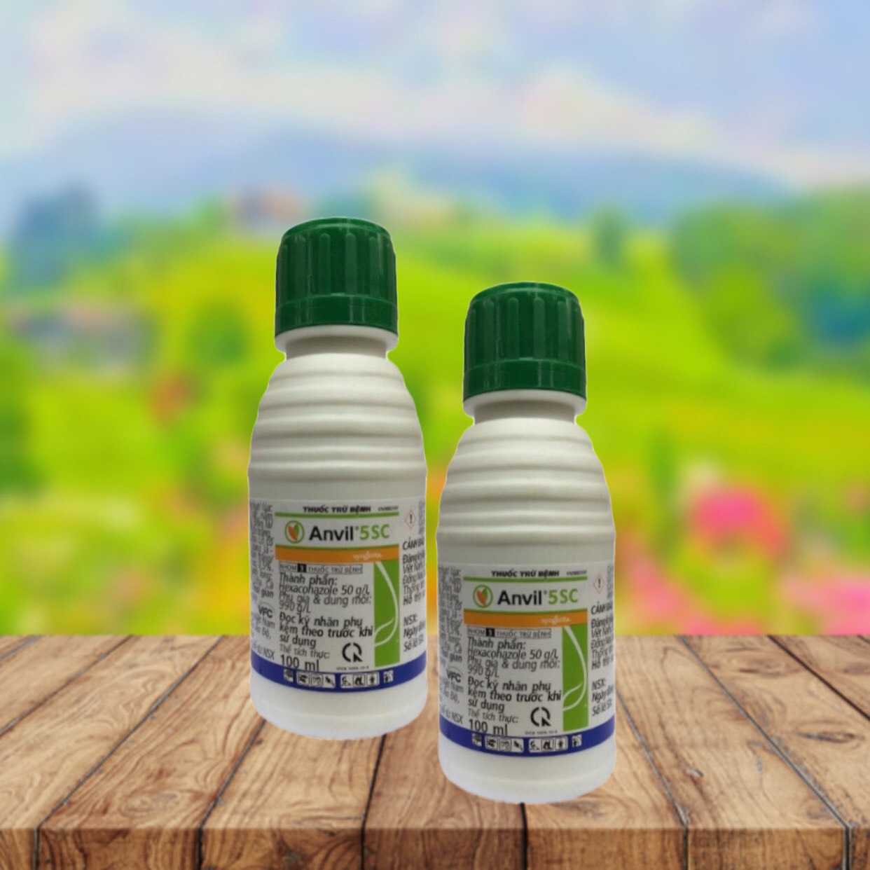 Chế phẩm Anvil trừ nấm cho cây trồng chai 100ml - chuyên trừ rỉ sắt, sương mai, khô vằn
