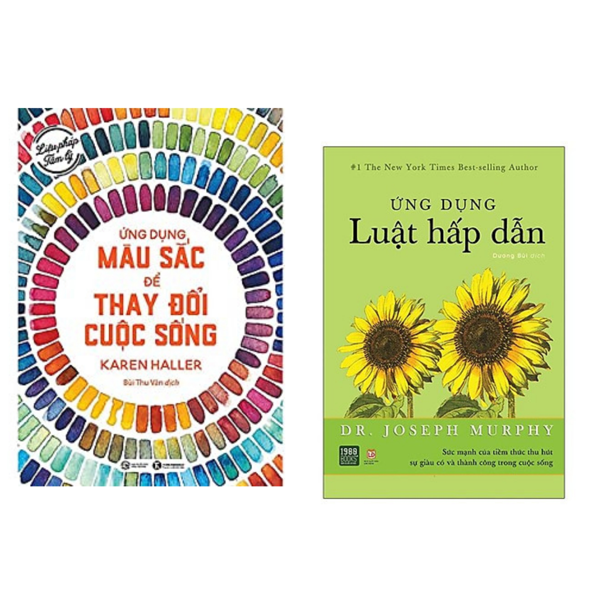 Combo Sức Mạnh Bí Mật Tư Duy: Liệu Pháp Tâm Lý: Ứng Dụng Màu Sắc Thay Đổi Cuộc Sống+Ứng Dụng Luật Hấp Dẫn Mới