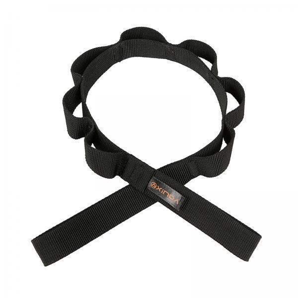 3X Daisy Chain Rope Climbing Nylon  Hammock Yoga Outdoor Gear Black