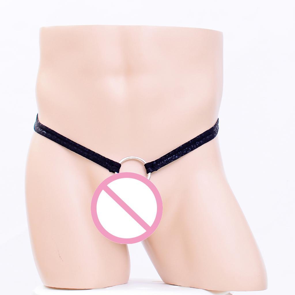 2-3pack Men Open Ring Thong Jockstraps Stretch Underwear Shorts Brief G-string