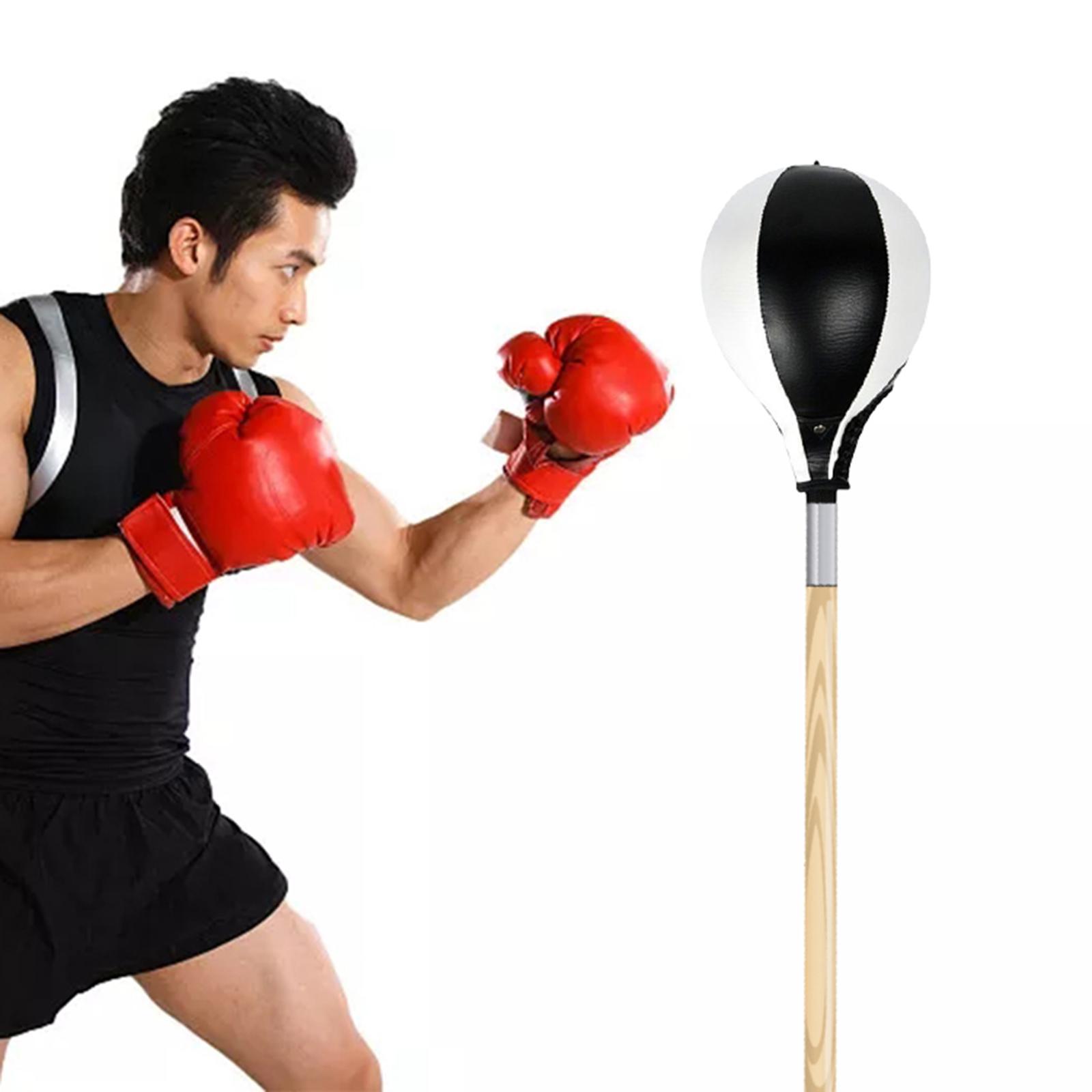 Speed Punching Ball Boxing Speed Bag Hanging Boxing Ball, PU Leather Muay Punching Ball Striking Bag for Adult Kids Gym MMA Boxing Sports Punch Bag
