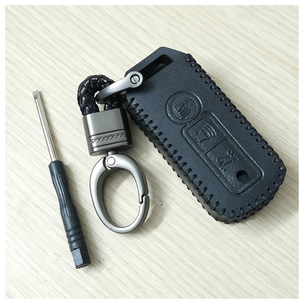 Bao da Smartkey SH, Sh Mode, PCX 3 nút bấm - kèm móc khóa