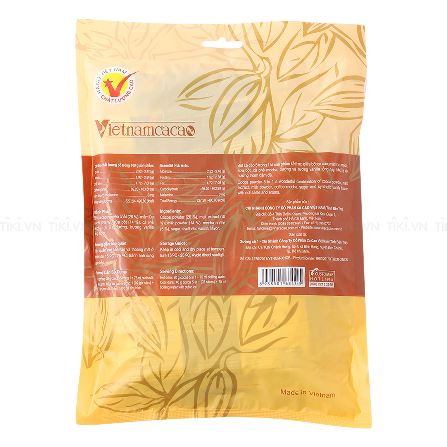 Bột Cacao 5in1 320g