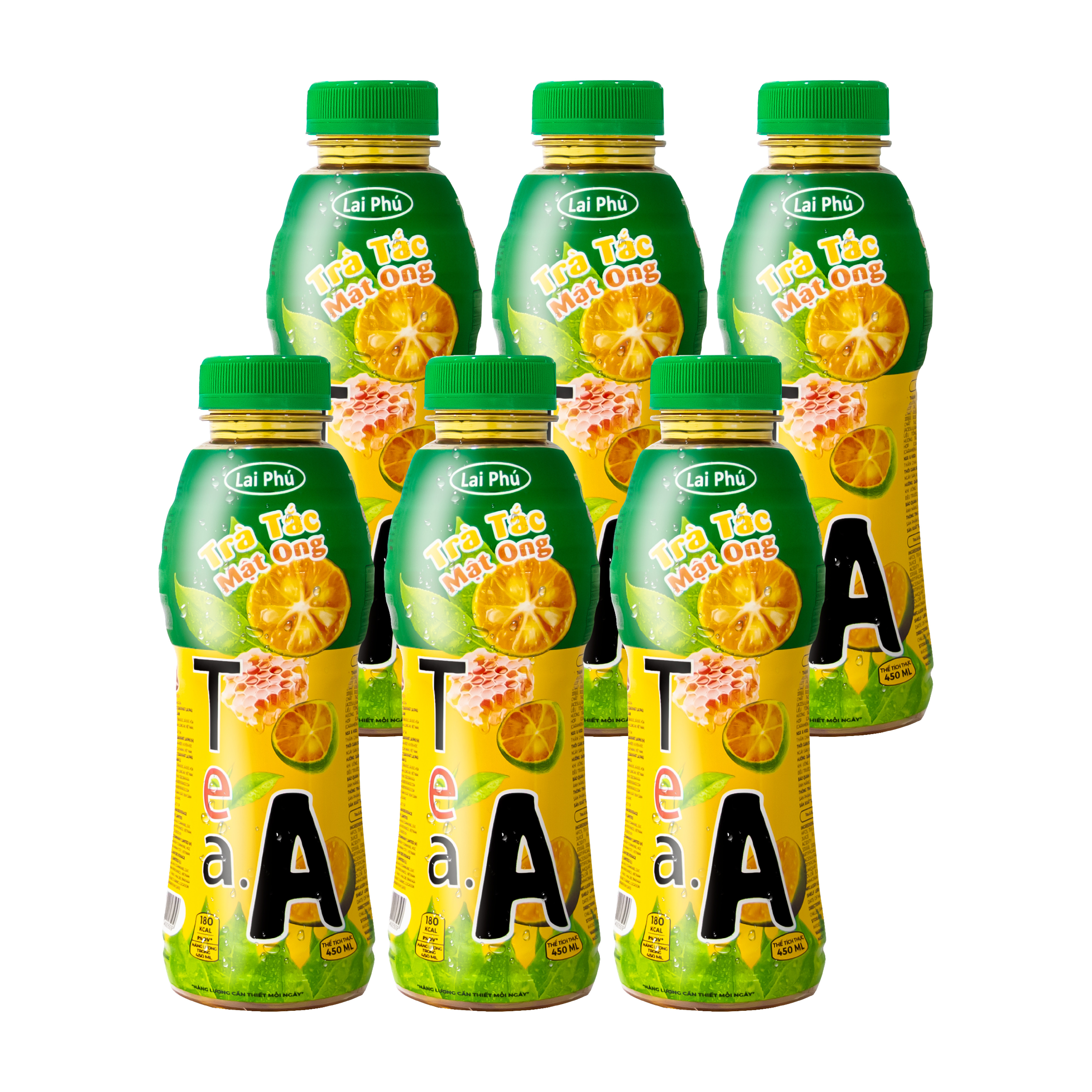 Trà Tắc Mật Ong Tea A Chai 450ml - Thùng 24 Chai