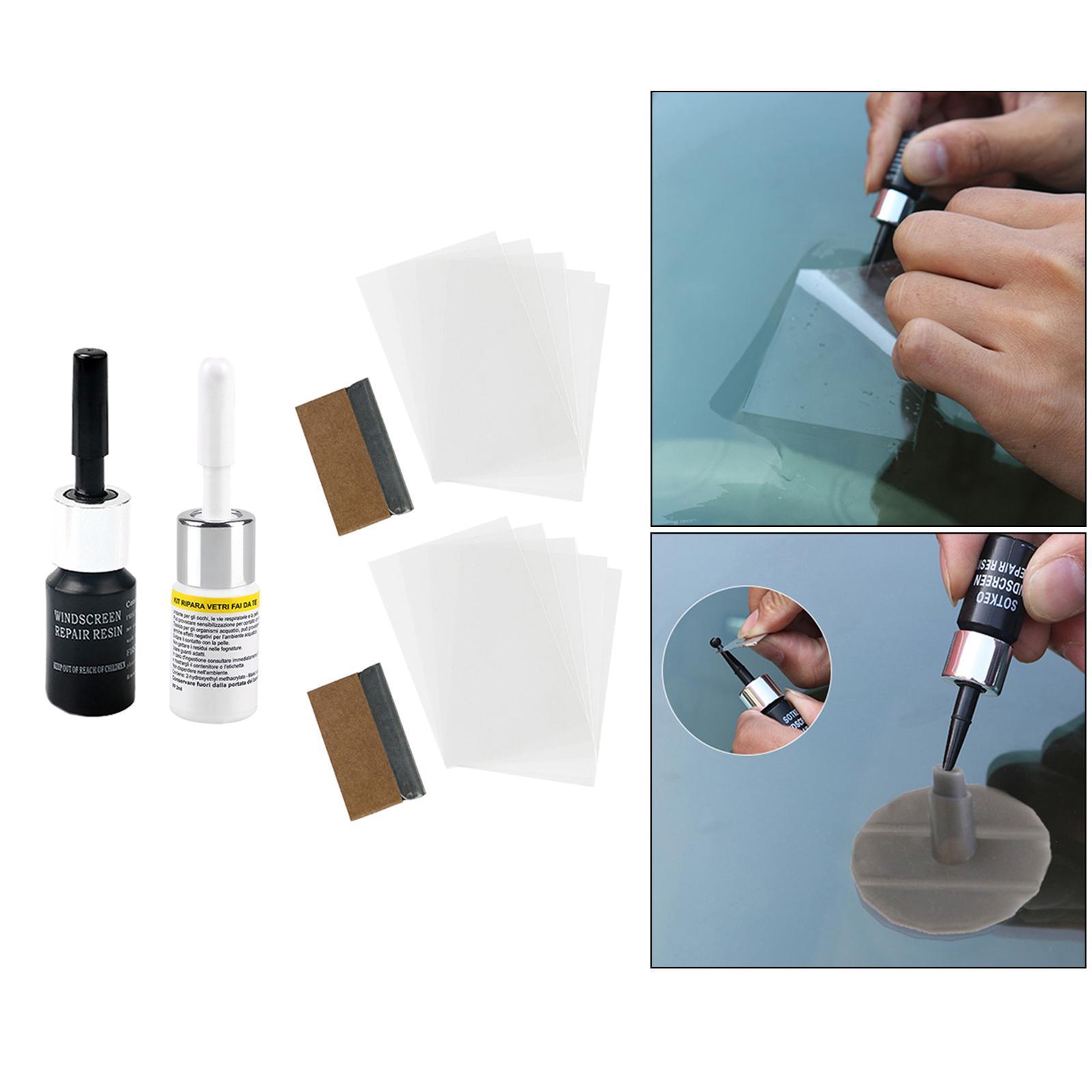 2x Car Windshield  Kit Widow Repairing Fluid Scratches Recovery Tool