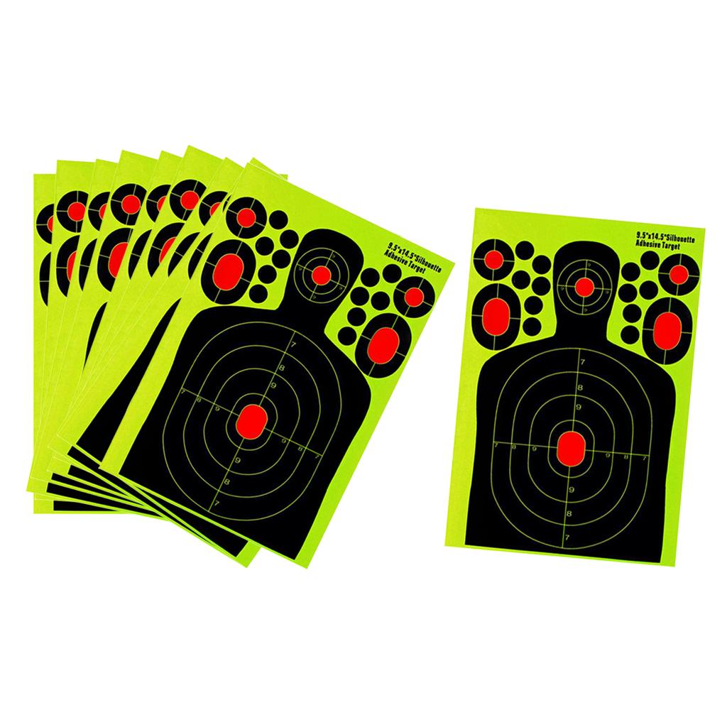 20 Pieces Splatter Reactive Self Adhesive Shooting Targets Gun
