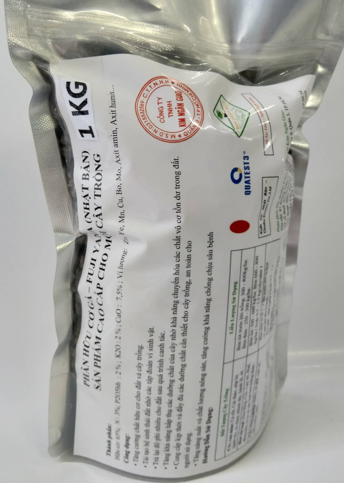 PHÂN GÀ HỮU CƠ - BAO 1KG - SẢN PHẨM CAO CẤP CHO MỌI LOẠI CÂY TRỒNG