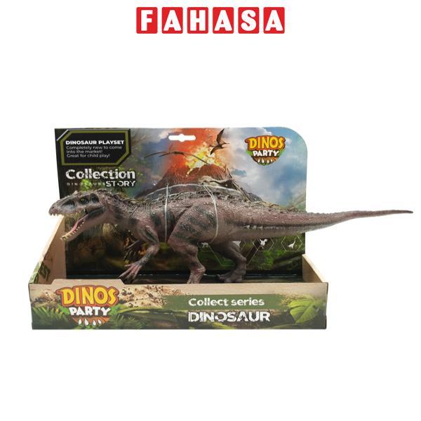 Đồ Chơi Mô Hình Khủng Long Tyrannosaurus Rex - Dinos Party BG6014A-1 - Màu Nâu