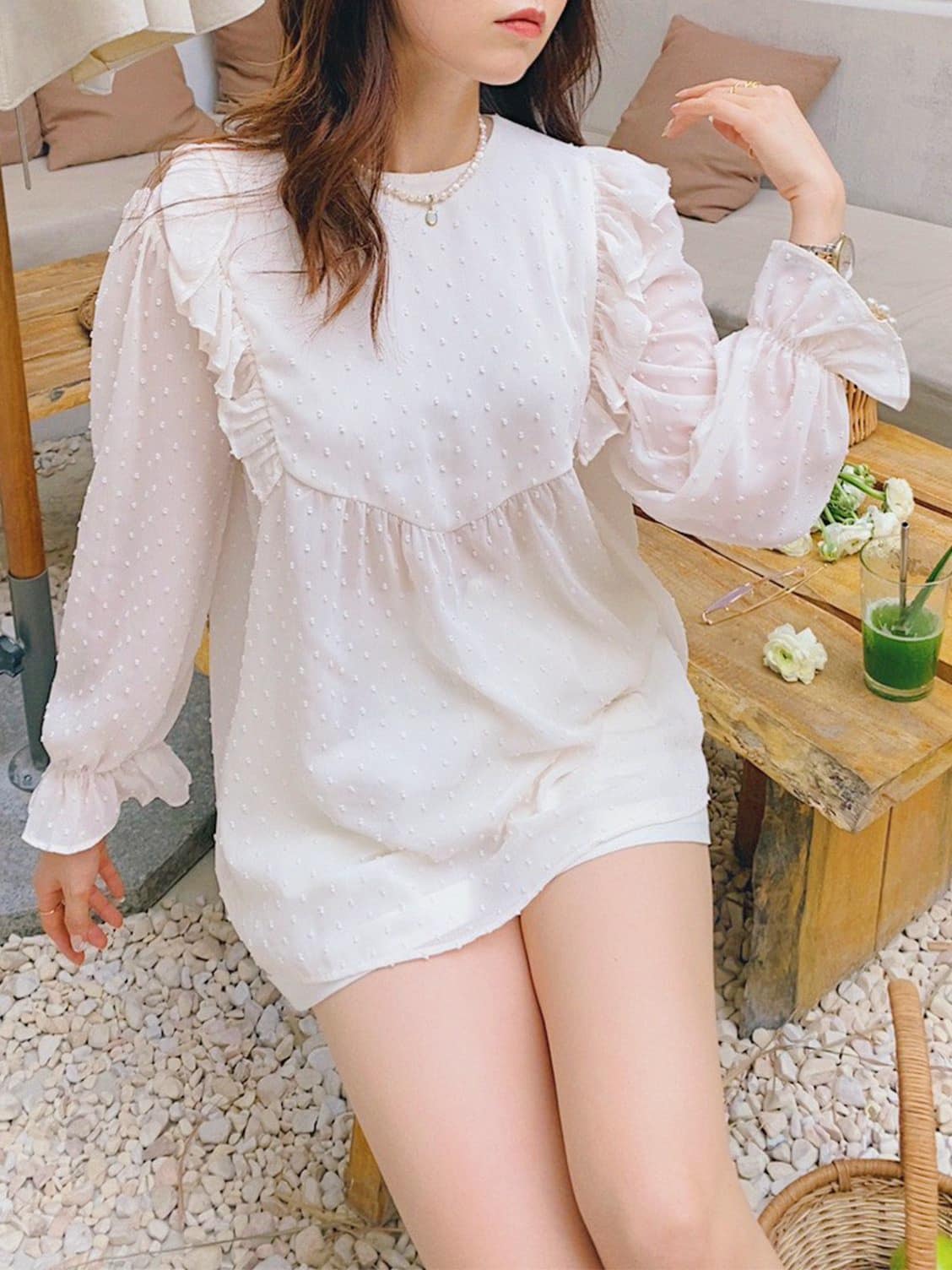 Áo trắng baby Tusca blouse Gem Clothing SP060434