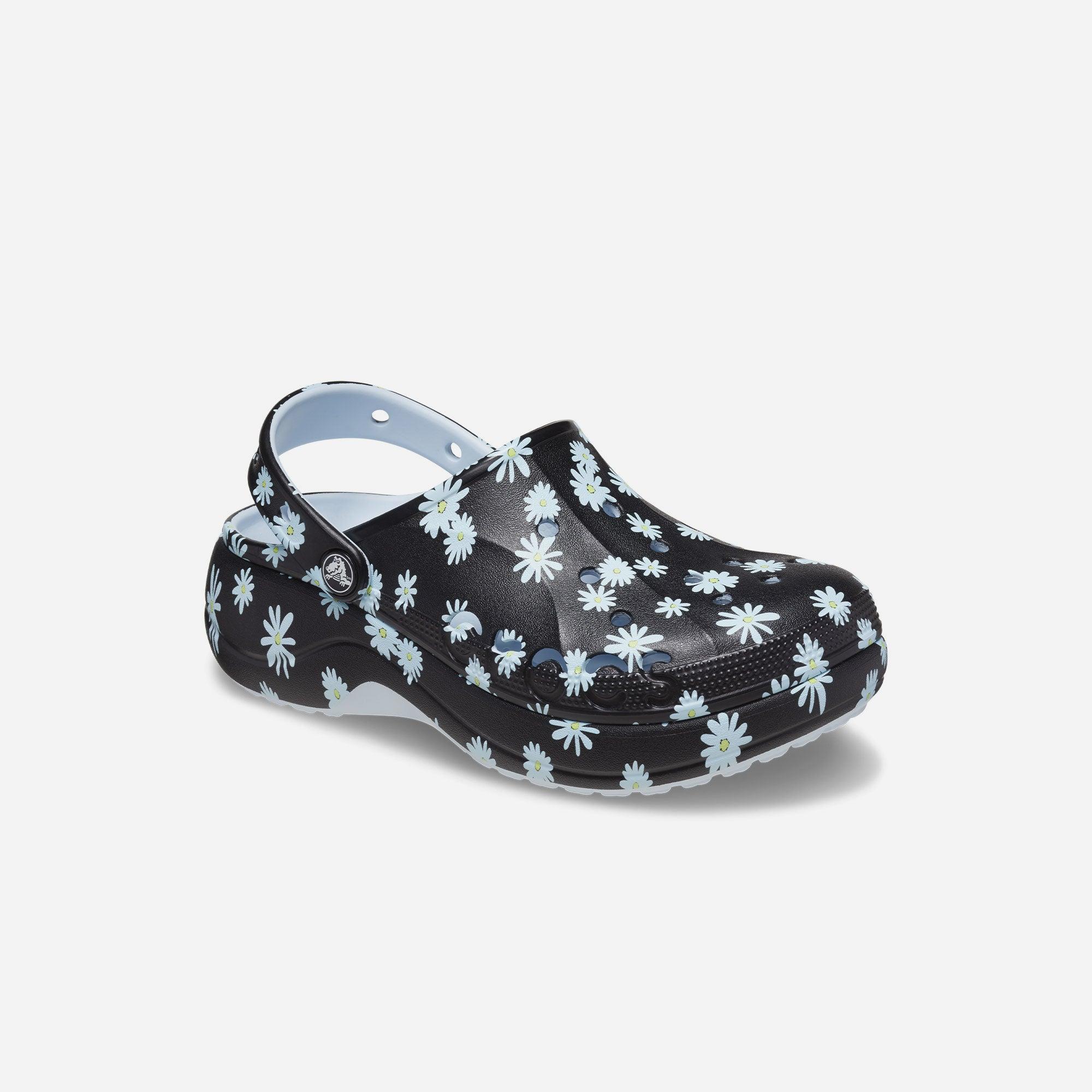 Giày nhựa nữ Crocs Baya Platform Printed - 208712-0ZI