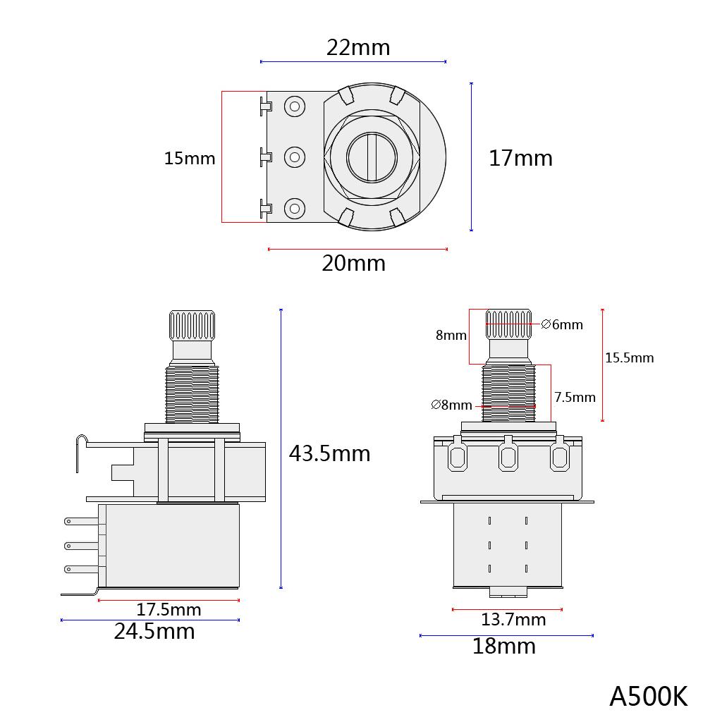 Baoblade 1 Bộ Đàn Guitar Điện Có Dây Dây W/Jack Chuyển Đàn Guitar Thay Thế