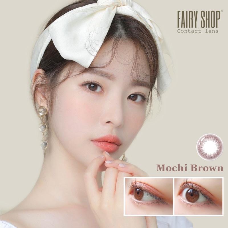 Kính Áp Tròng Cao Cấp Mochi Brown Lens dia: 14.0/ G.dia: 13.0 - FAIRY SHOP CONTACT LENS độ 0 đến 8