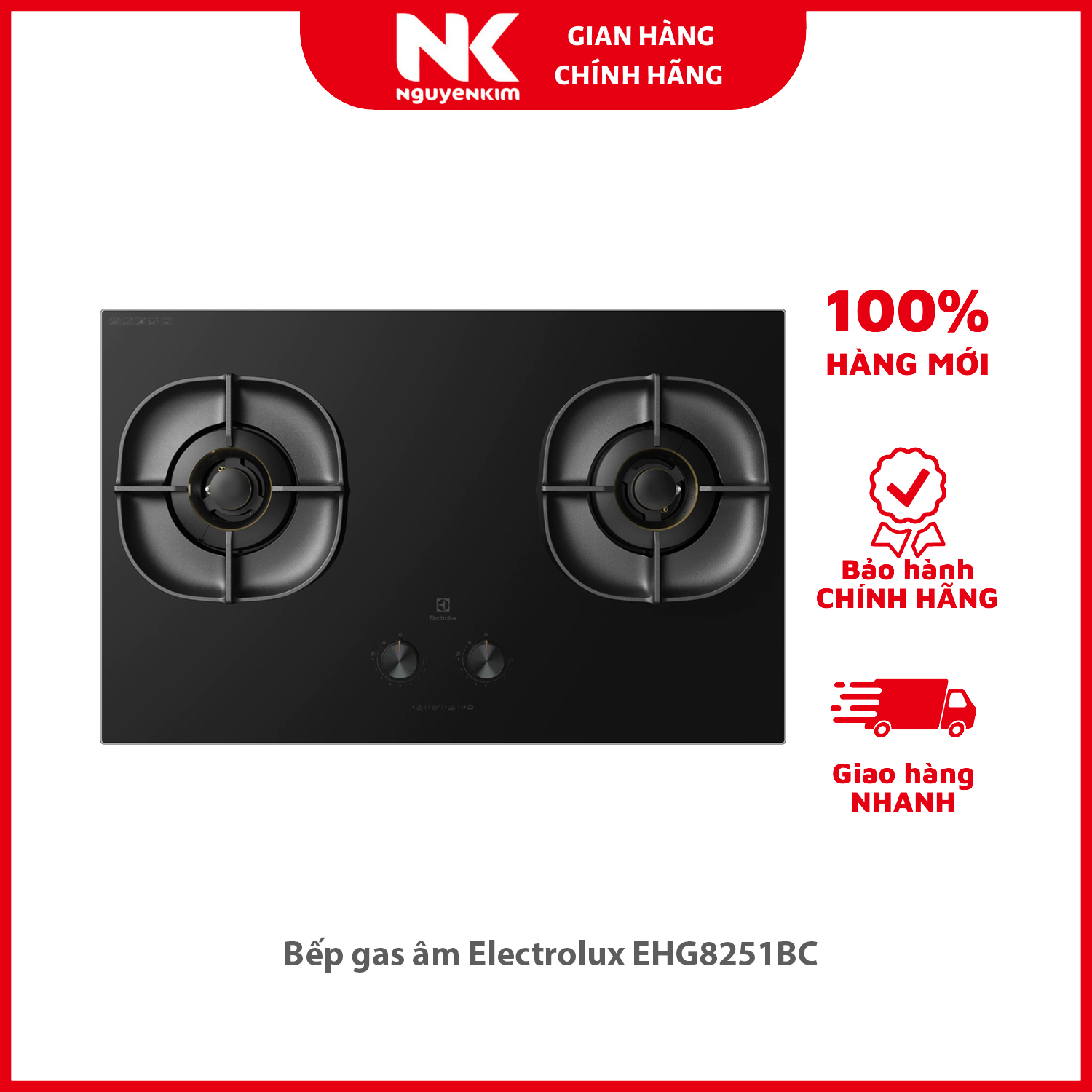 Bếp gas âm Electrolux EHG8251BC - Hàng chính hãng