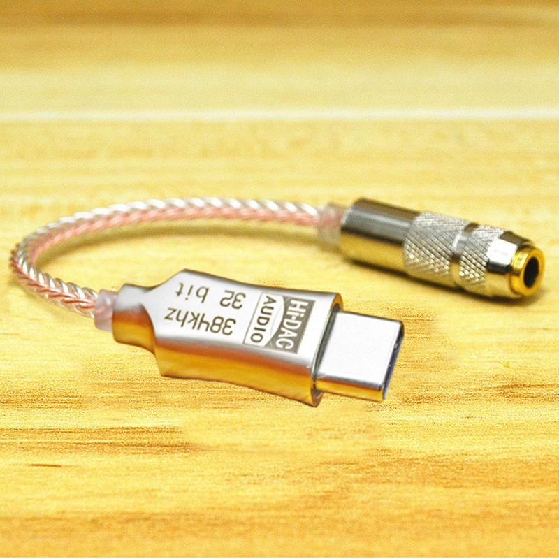 ALC5686 USB Type C sang 3.5mm DAC tai nghe Amplifie Headphone Amp Bộ giải mã kỹ thuật số Cáp âm thanh AUX Hifi Adapter chuyển đổi Android