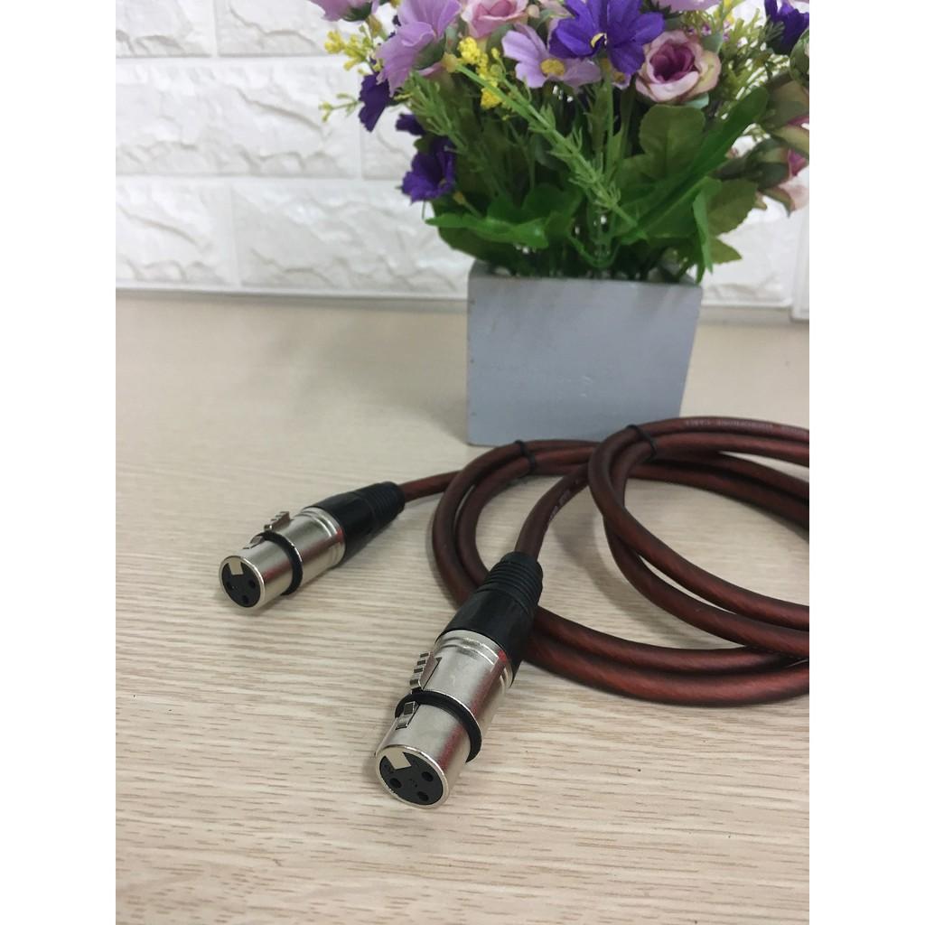 Bộ 2 Jack Canon Cái Ra AV Liên Dây - Hàng Đẹp, Dùng Kết Nối Các Thiết Bị Âm Thanh