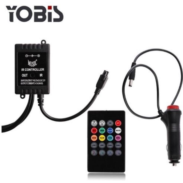 LED GẦM GHẾ DÀNH CHO YOBIS XE HƠI LOẠI 18 MẮT LED CẢM BIẾN ÂM THANH