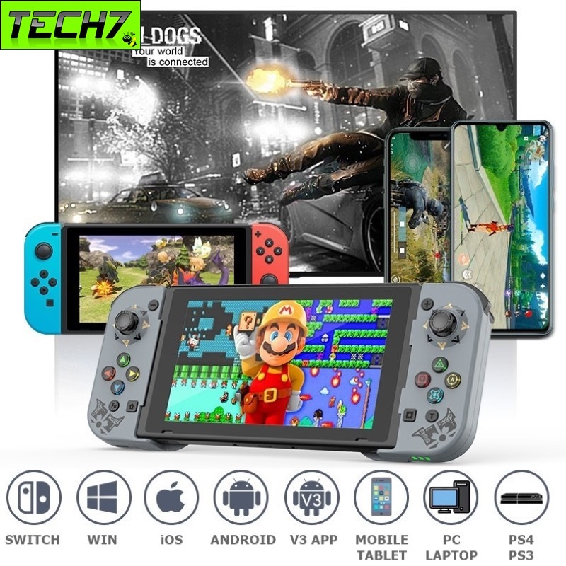 Gamepad Tay Game Không dây Bluetooth D3S đa nền tảng cho máy tính - điện thoại - máy game Console