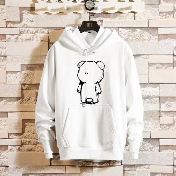 Áo Hoodie nỉ ngoại gấu rỗng đủ màu (unisex nam nữ đều mặc được)