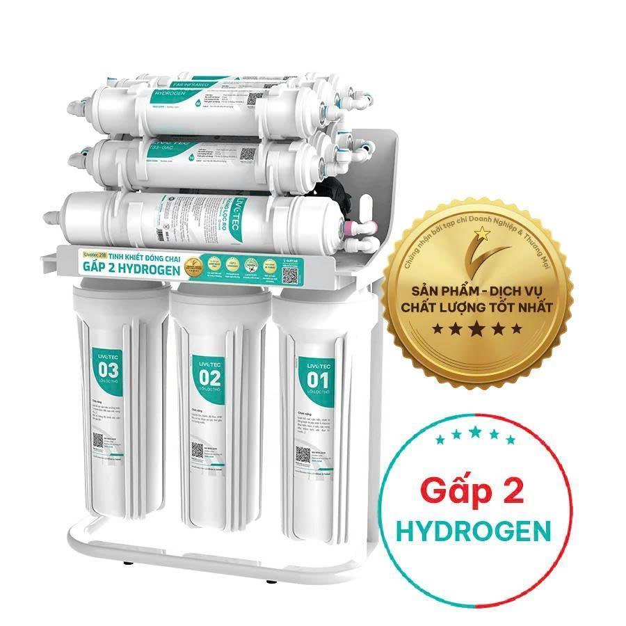 [TẶNG BỘ LÕI] Máy lọc nước để gầm Livotec 218, Chuẩn nước đóng chai, Uống trực tiếp, Công nghệ RO - Hàng Chính Hãng