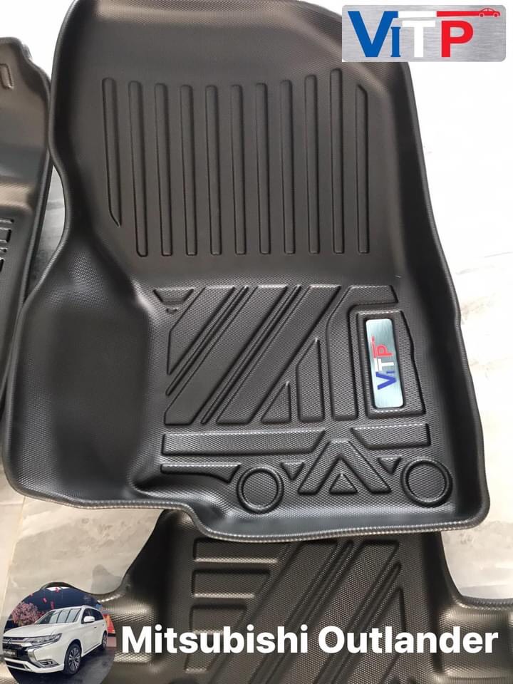 Thảm sàn ViTP Mitsubishi Outlander Full 7 Chỗ + Cốp