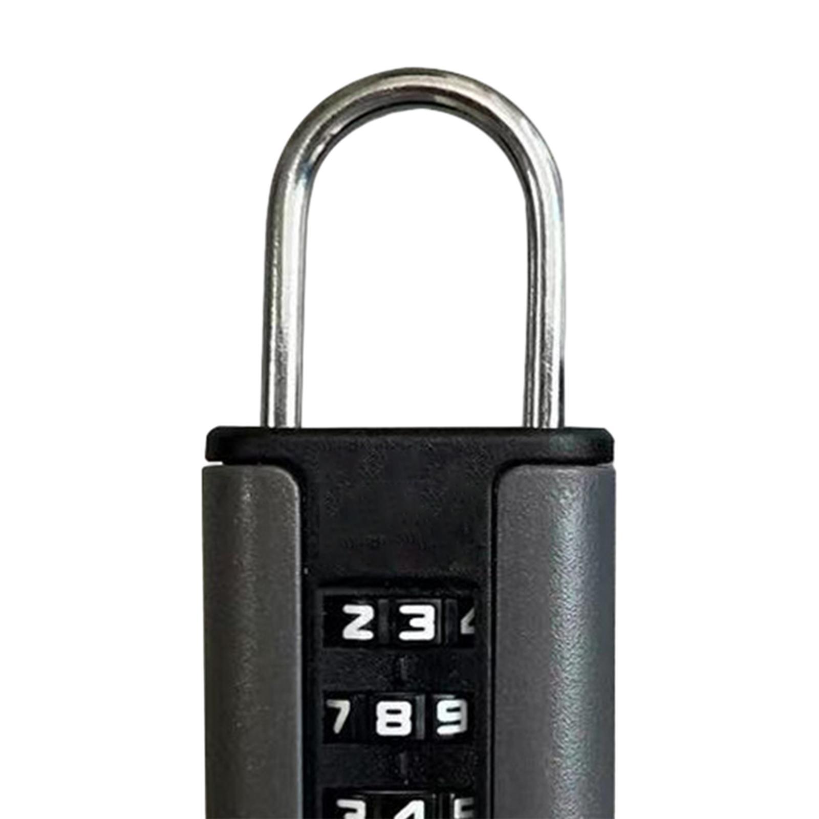 3 Digit Combination Lock Luggage Lock Non Destructive Check Durable Pp Case Code Lock Suitcases Padlock for Going Outdoor Travel