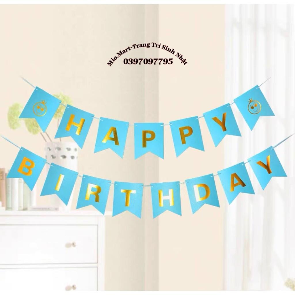Dây Chữ Happy Birthday Trang Trí Sinh Nhật Cho Người Lớn, Trẻ Em Siêu Xinh, Siêu Tiện Lợi BB83