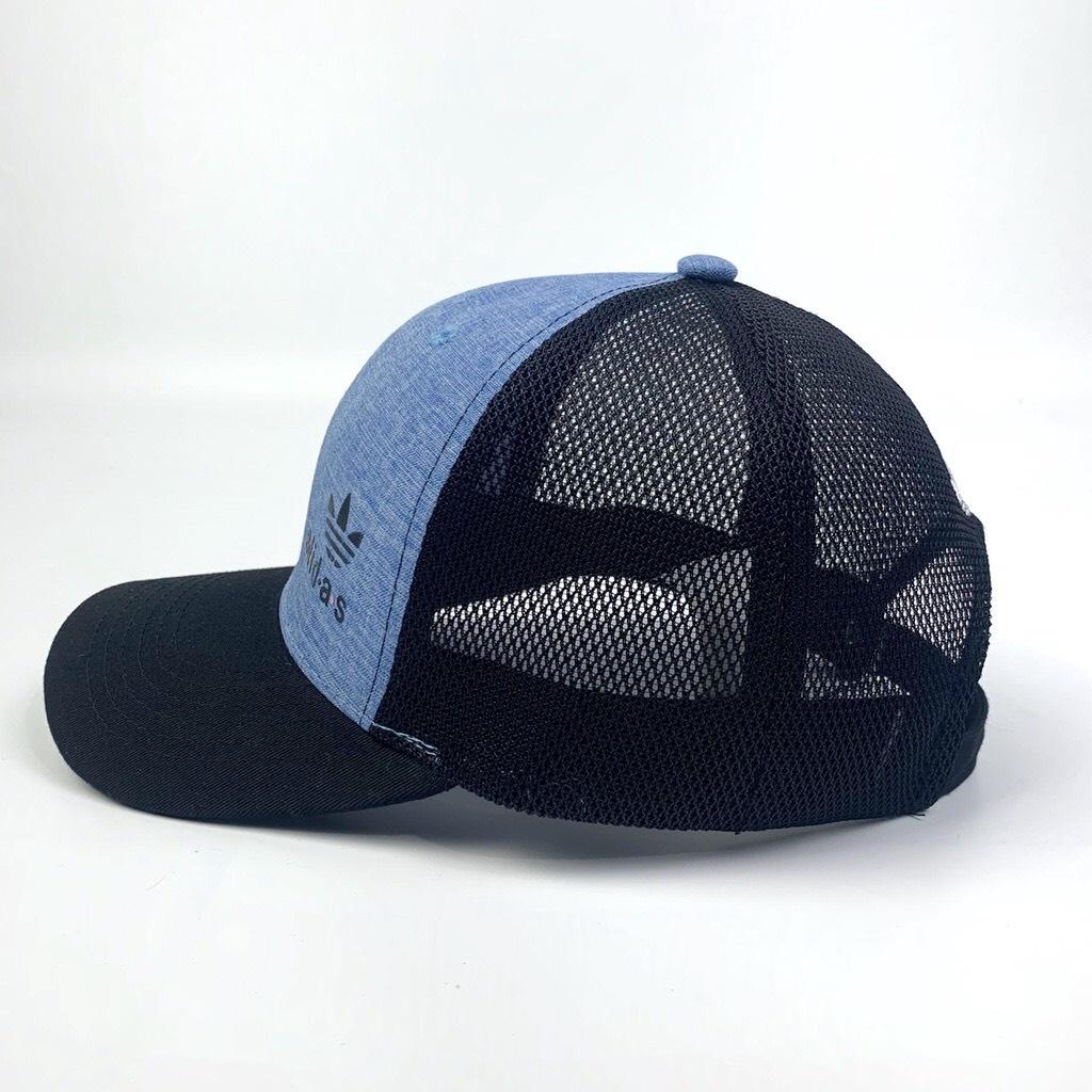 Nón kết phối lưới logo thể thao cao cấp Unisex