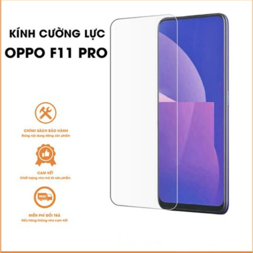 Kính cường lực dành cho Oppo F11 Pro (trong suốt)