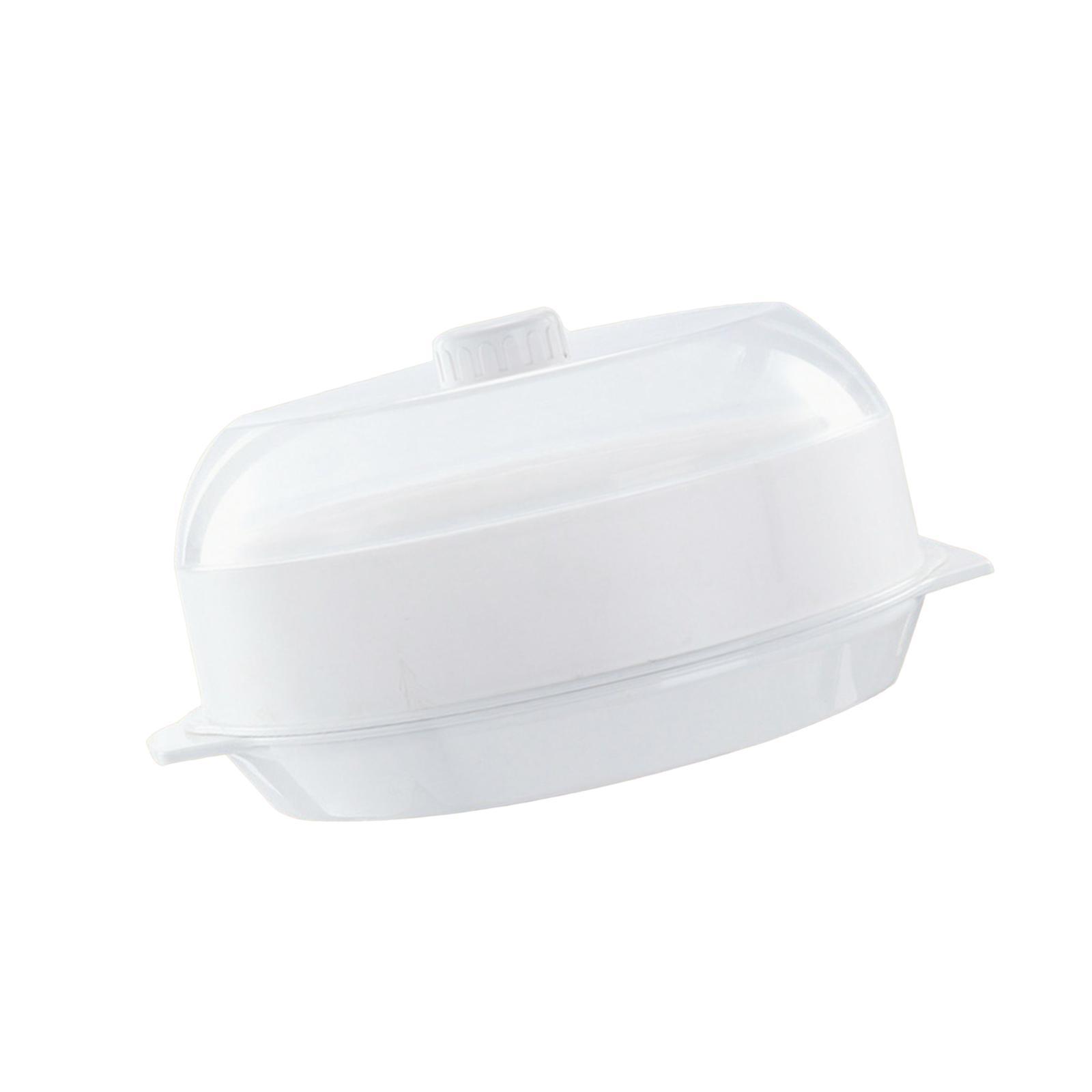 Microwave Food Steamer Stackable Food Container for Vegetables Kitchen Fish