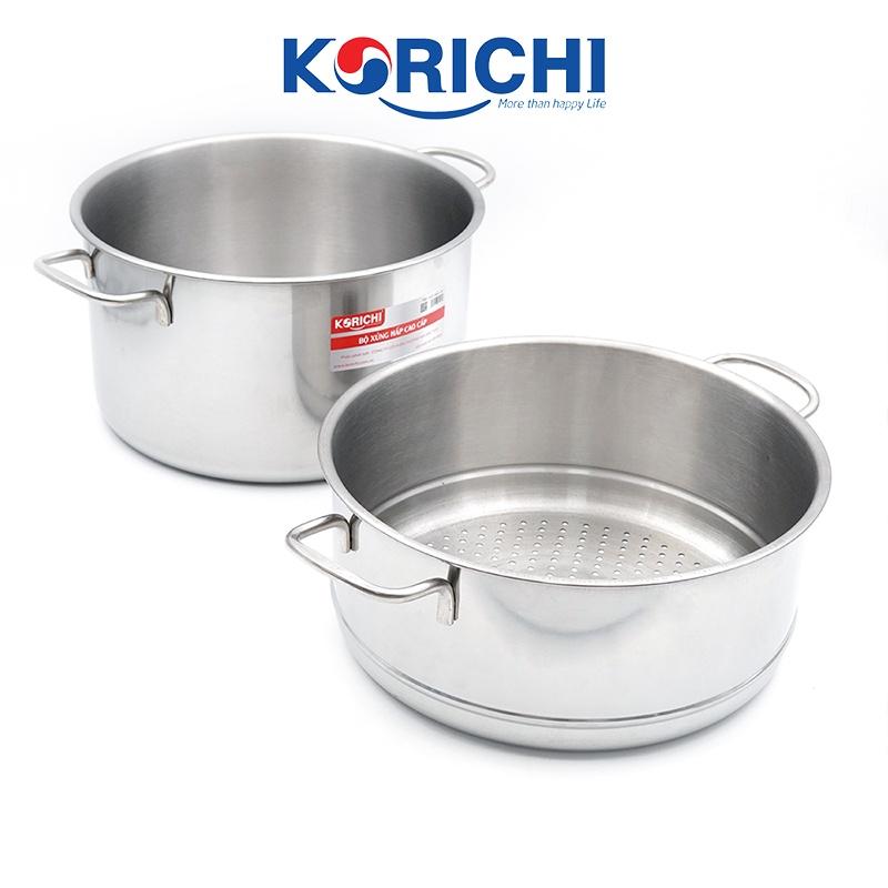 Bộ xửng hấp cách thủy đa năng Korichi - KRC-BX - Bảo hành 12 tháng