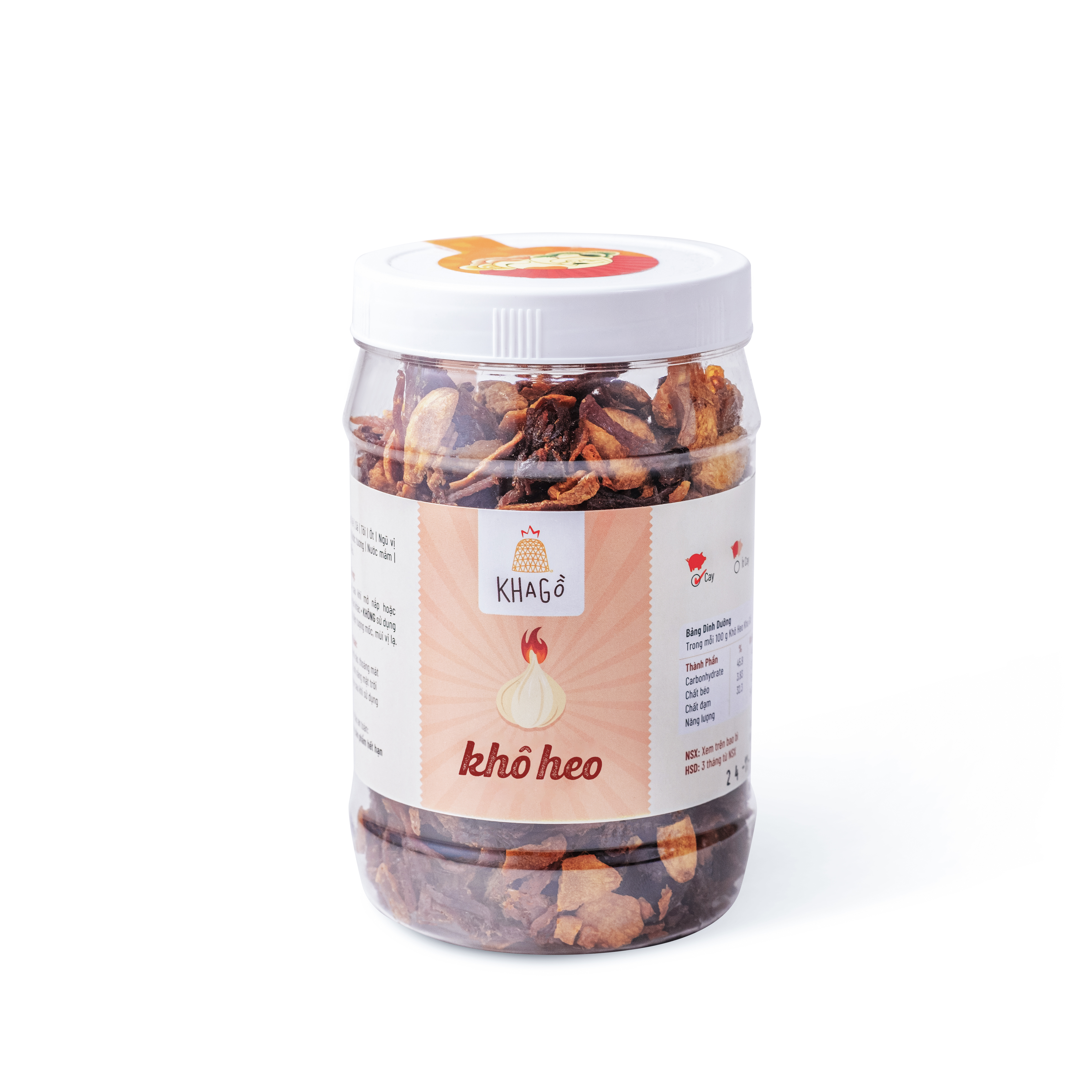 KHÔ HEO 300gr | KHA GỒ | Khô Heo Lăn Tỏi, Ăn Vặt Văn Phòng, Du Lịch, Tết, Sài Gòn Ngon