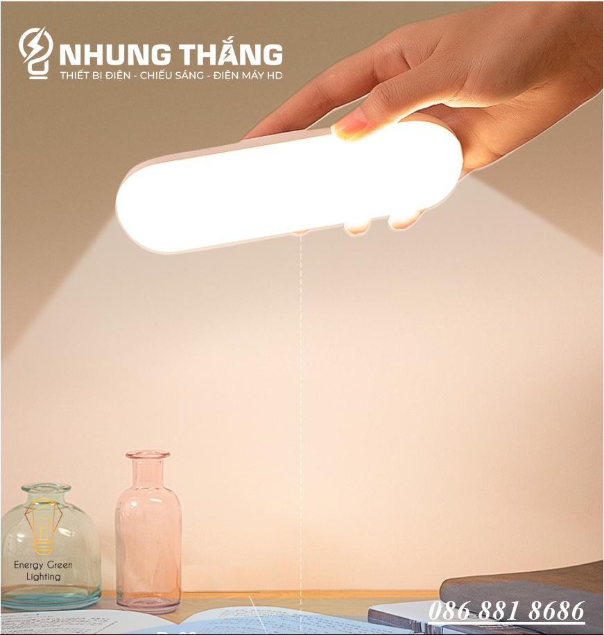 Đèn Led Dán Tủ Mèo Siêu Dễ Thương WH-B19 - Đọc Sách , Học Bài , Làm Việc - Dán Tường , Dán Tủ - Pin Sạc Tích Điện - Dung Lượng Pin Lớn