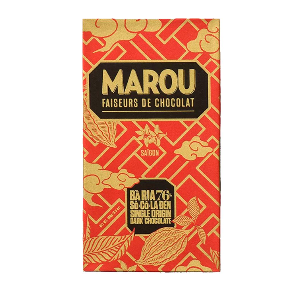 Sô cô la Đen 76% MAROU Chocolate Bà Rịa - 80g