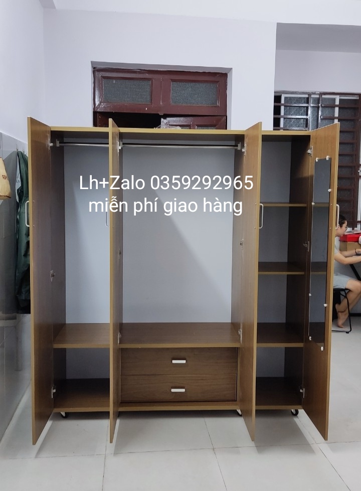 Tủ nhựa đài Loan 4 cánh
