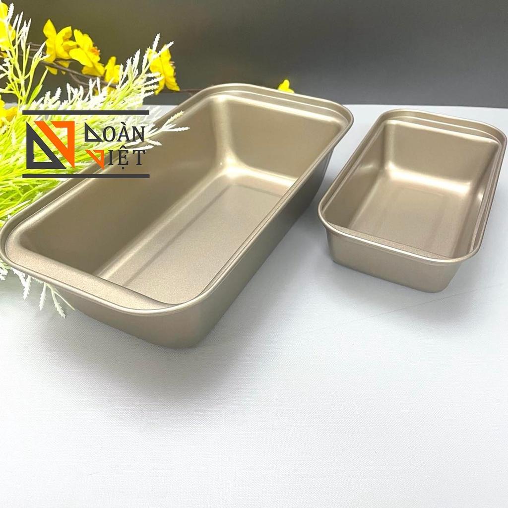 Khuôn Bông Lan, Bánh Mì, CHỮ NHẬT THÉP CARBON CHỐNG DÍNH- Size 604, 605