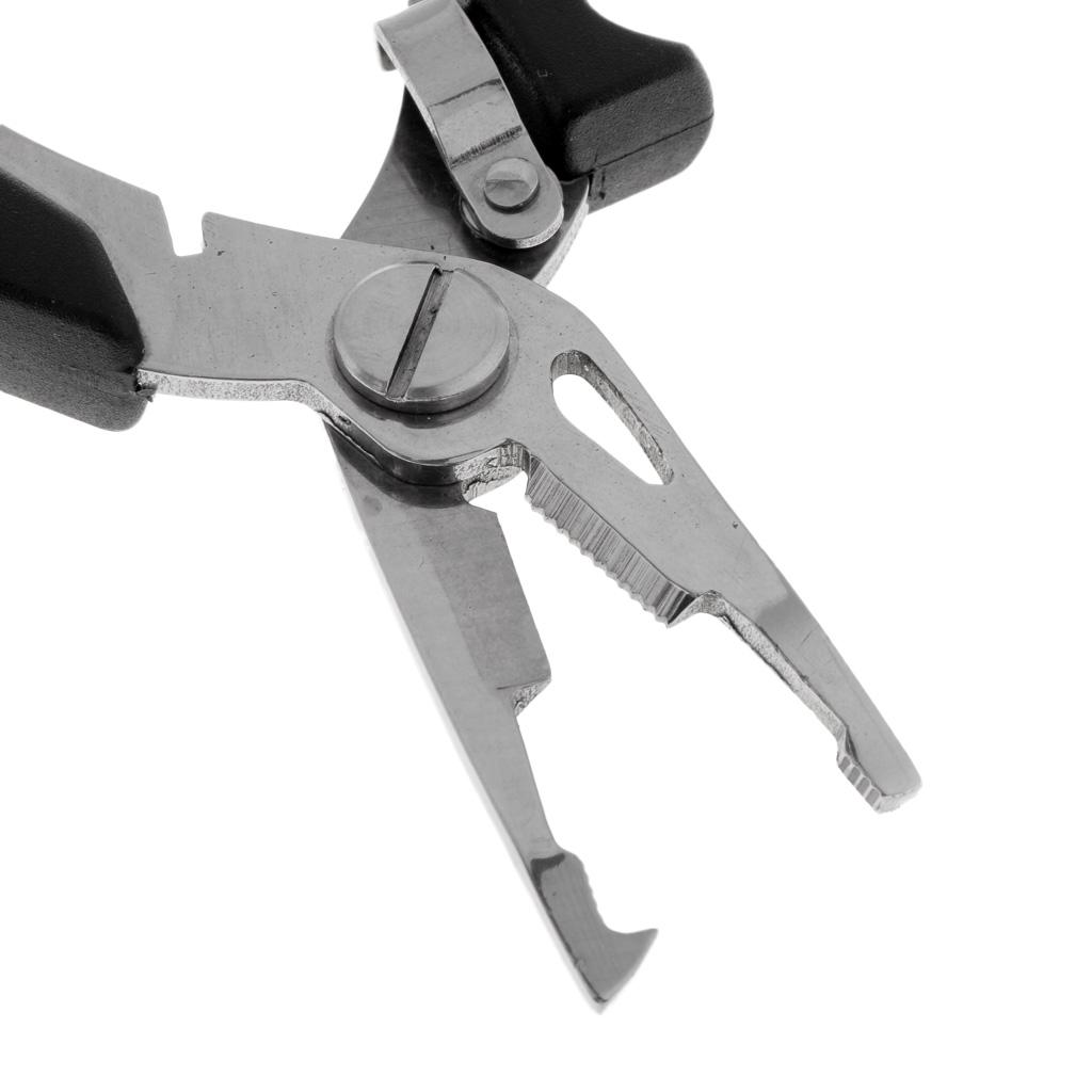 Holder Lip Gripper Fishing Pliers Clamp Hook Remover Line Braid Cutter