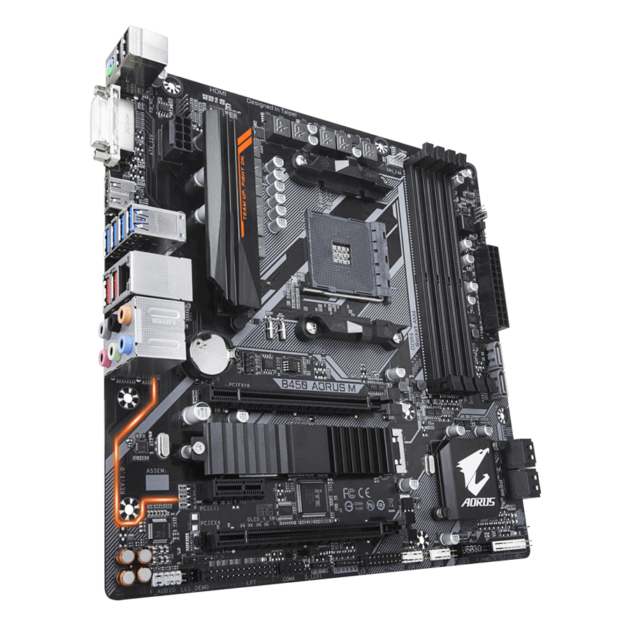 Bo Mạch Chủ Mainboard Gigabyte GA-B450 Aorus M - Hàng Chính Hãng