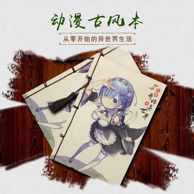 Sổ ghi chép hình nhân vật Re: Zero anime Notebook