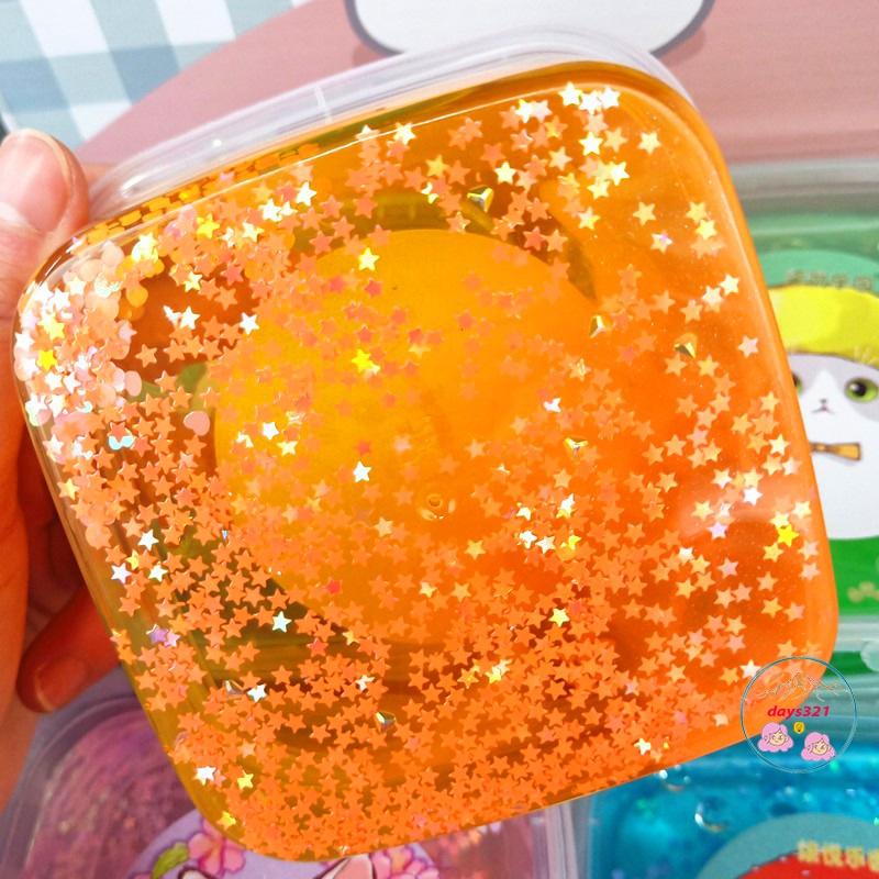 Slime mèo hoa tuyết 9 màu cực đẹp Đồ chơi hũ slam chất nhờn ma quái squishy 280ML
