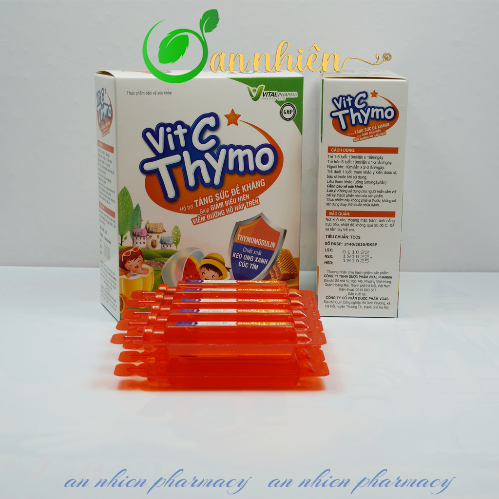 Siro tăng cường đề kháng cho trẻ Vit.C Thymo