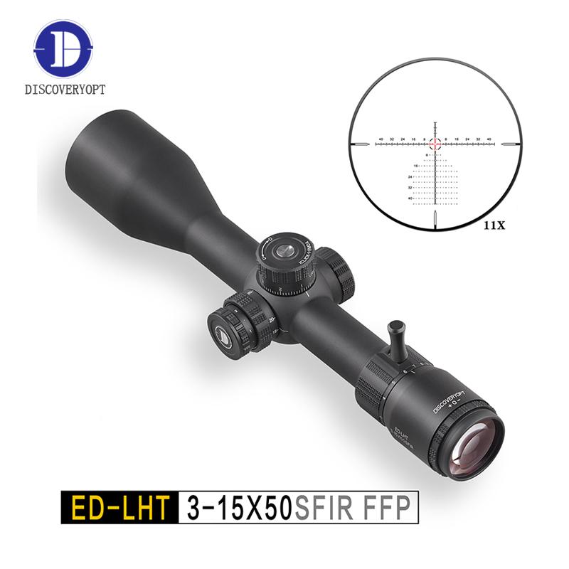 Mới Phát Hiện Quang Học Hoàn Toàn Đa Lớp Phủ Ống Kính Phạm Vi ED-LHT 3-15X50SFIR FFP Ngoài Trời Săn Bắn Phạm Vi