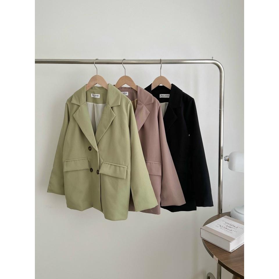 Áo Blazer Nữ 2 Lớp Túi Nắp, Áo Vest 2 Lớp - Sarang Clothing