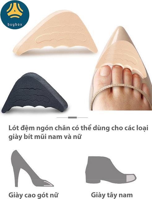 Combo 03 phụ kiện chuyên dùng mang giày cao gót êm chân (mũi tròn) - buybox - BBPK09-11-50