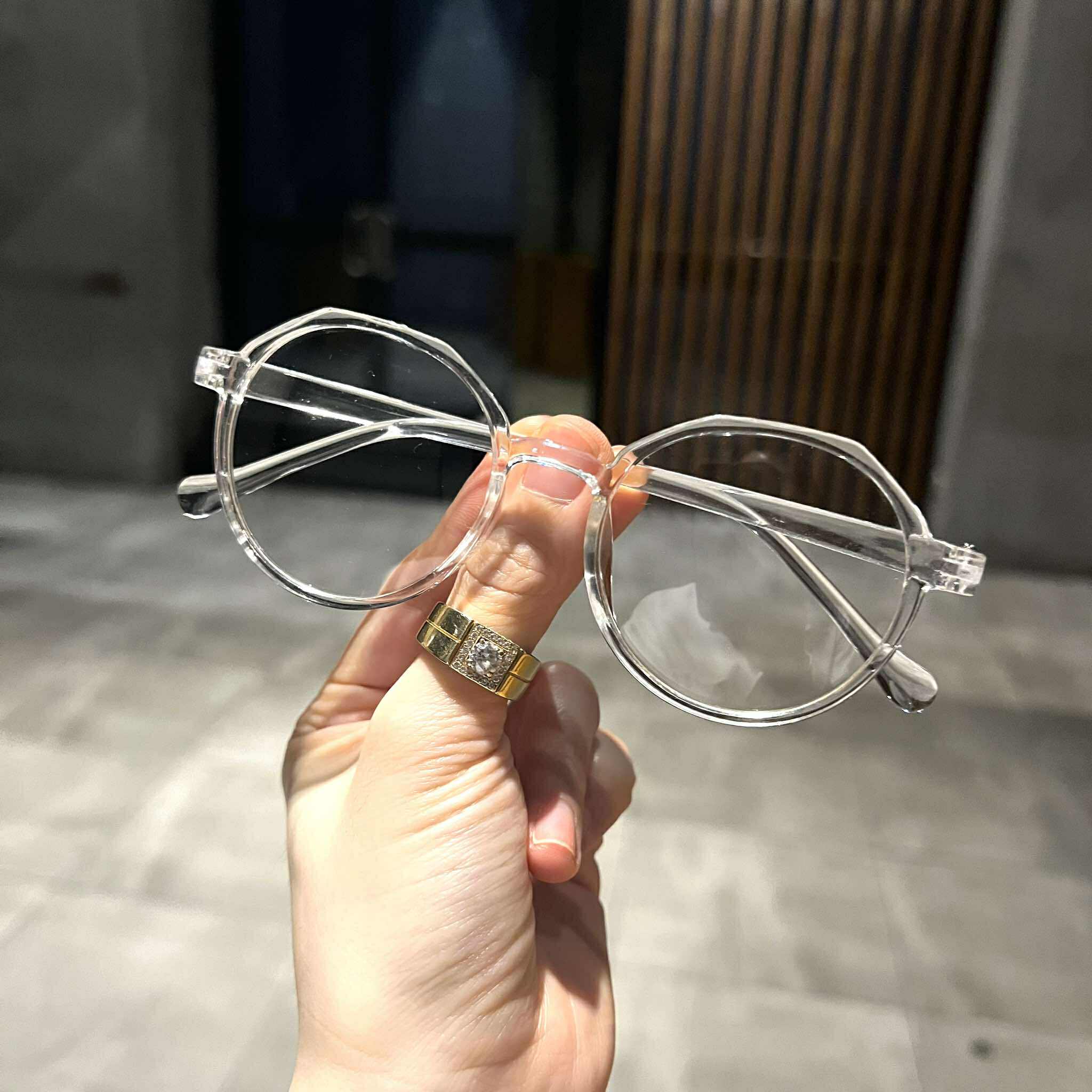 Kính mắt nam nữ dáng tròn nhỏ form nhỏ gọng nhựa