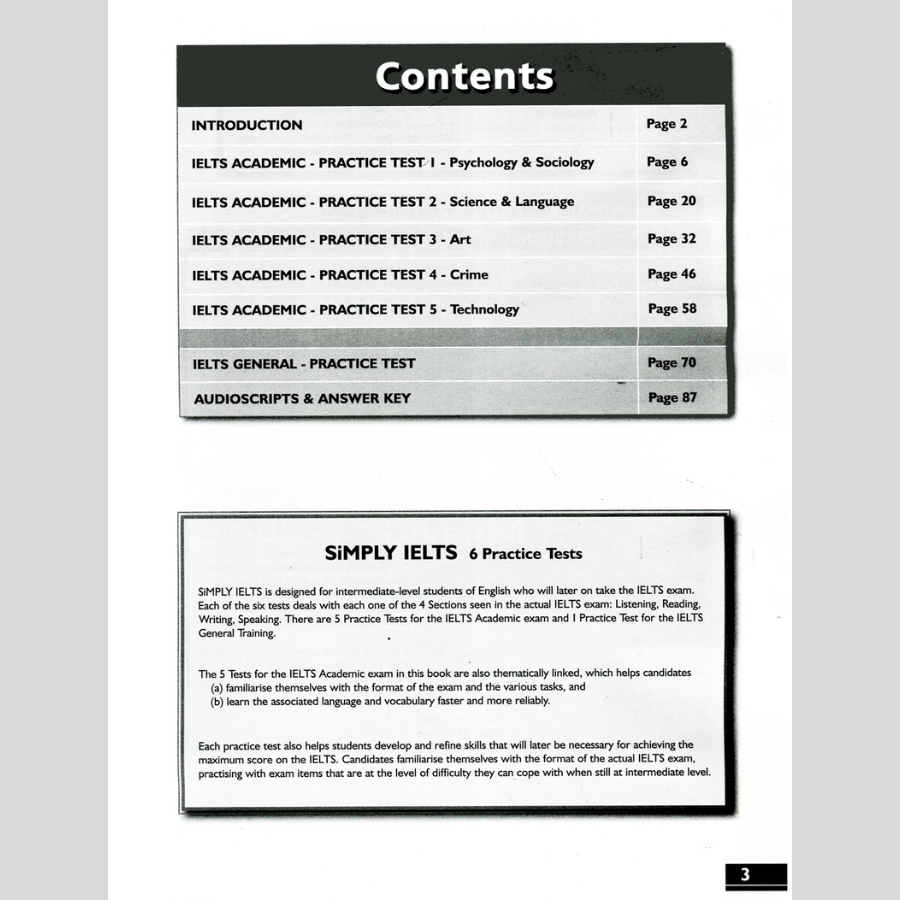 Simply IELTS - 6 Practice Tests (Kèm CD)