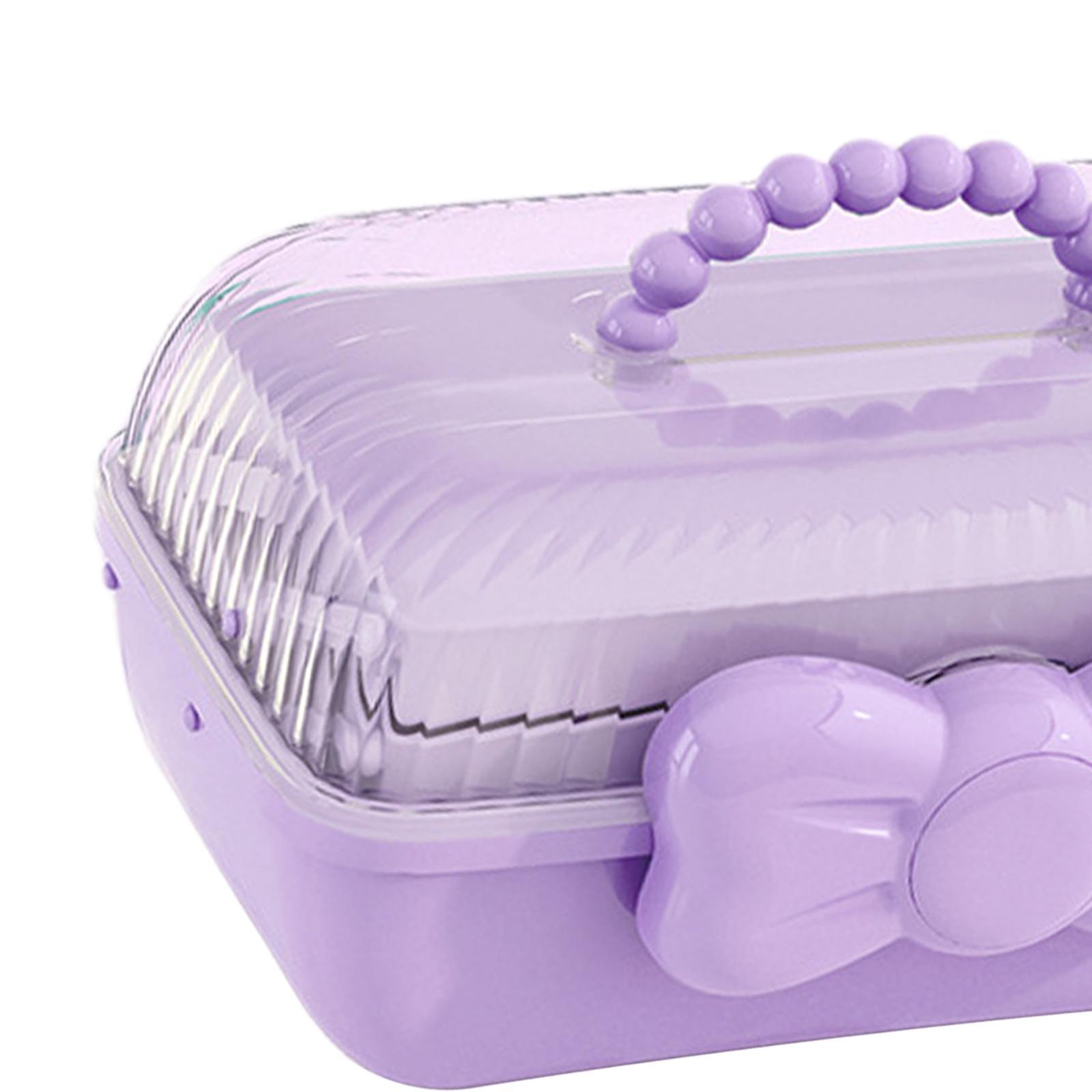 Girl Hair Accessories Storage Box Portable for Hair Pins Hair Bows Necklaces