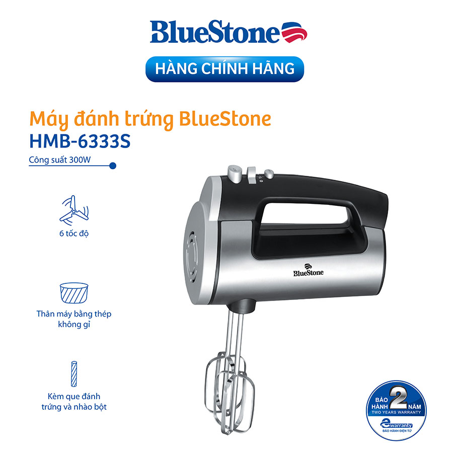 Máy Đánh Trứng Bluestone HMB-6333S (300W) - Hàng chính hãng