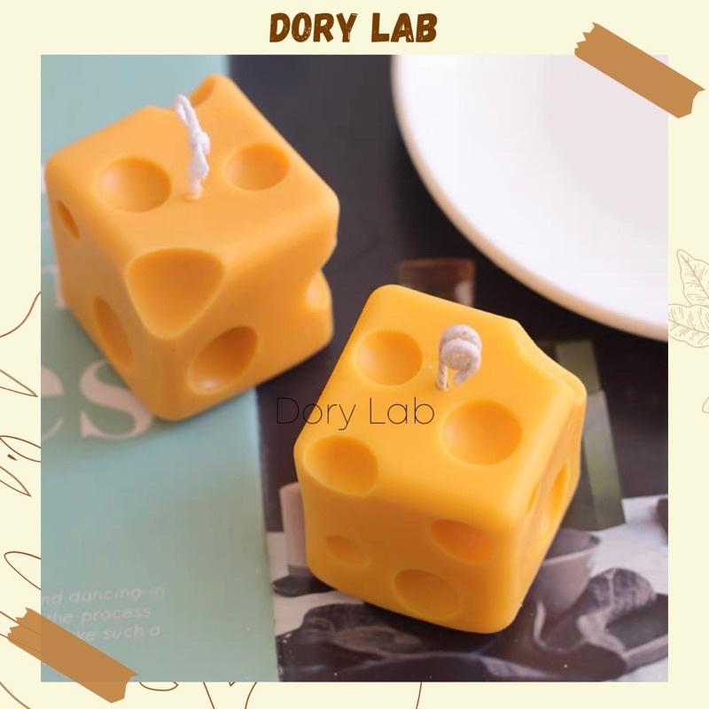 Nến Thơm Phô Mai Vuông Tinh Dầu Thiên Nhiên Handmade, Phụ Kiện Decor - Dory Lab