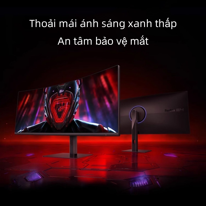 Màn Hình Cong Xiaomi Gaming Mi Curved Gaming Monitor 34 Inch Tần Số 180 Hz WQHD Chơi Game Làm Việc Thoải Mái - Hàng Nhập Khẩu